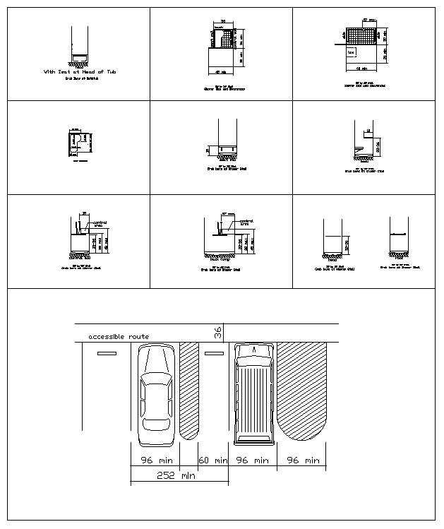 Accessibility facilities,blocks,details,design