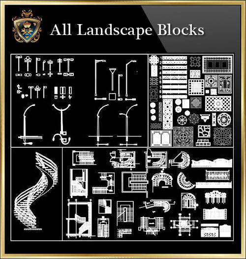 ★【All Landscape Blocks】Luxury home, Luxury Villas, Luxury Palace, Architecture Ornamental Parts, Decorative Inserts & Accessories, Handrail & Stairway Parts, Outdoor House Accessories, Euro Architectural Components, Arcade