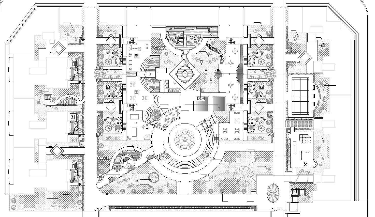 High-quality Residential Landscape Design Drawings download - Landscape Planning/Urban Design/Urban Graphics