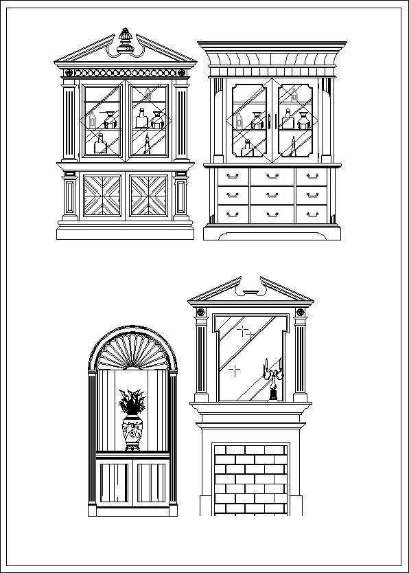 Furniture elevation ,Sofa elevation,Chair elevation,Cabinet elevation,Appliances Library,CAD Accessories,Plant Symbols,Landscape Design Blocks,Statues