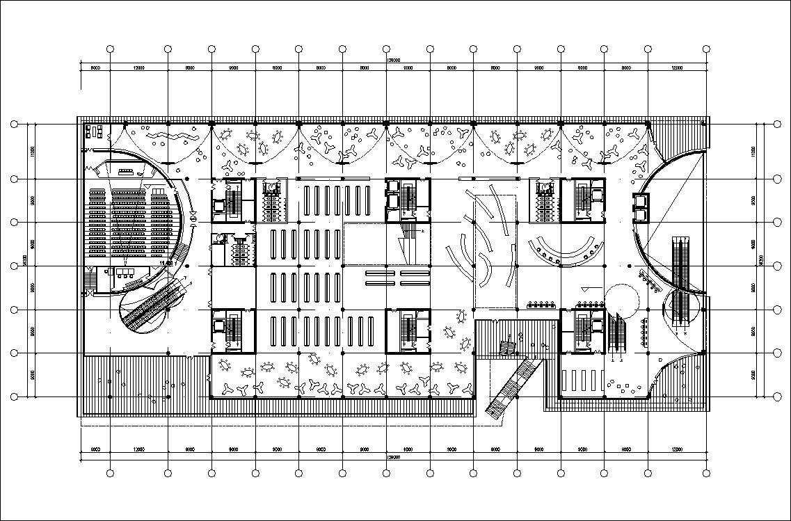 Library Floor Plans and Drawings-Elevations, Floor Plans, and Details