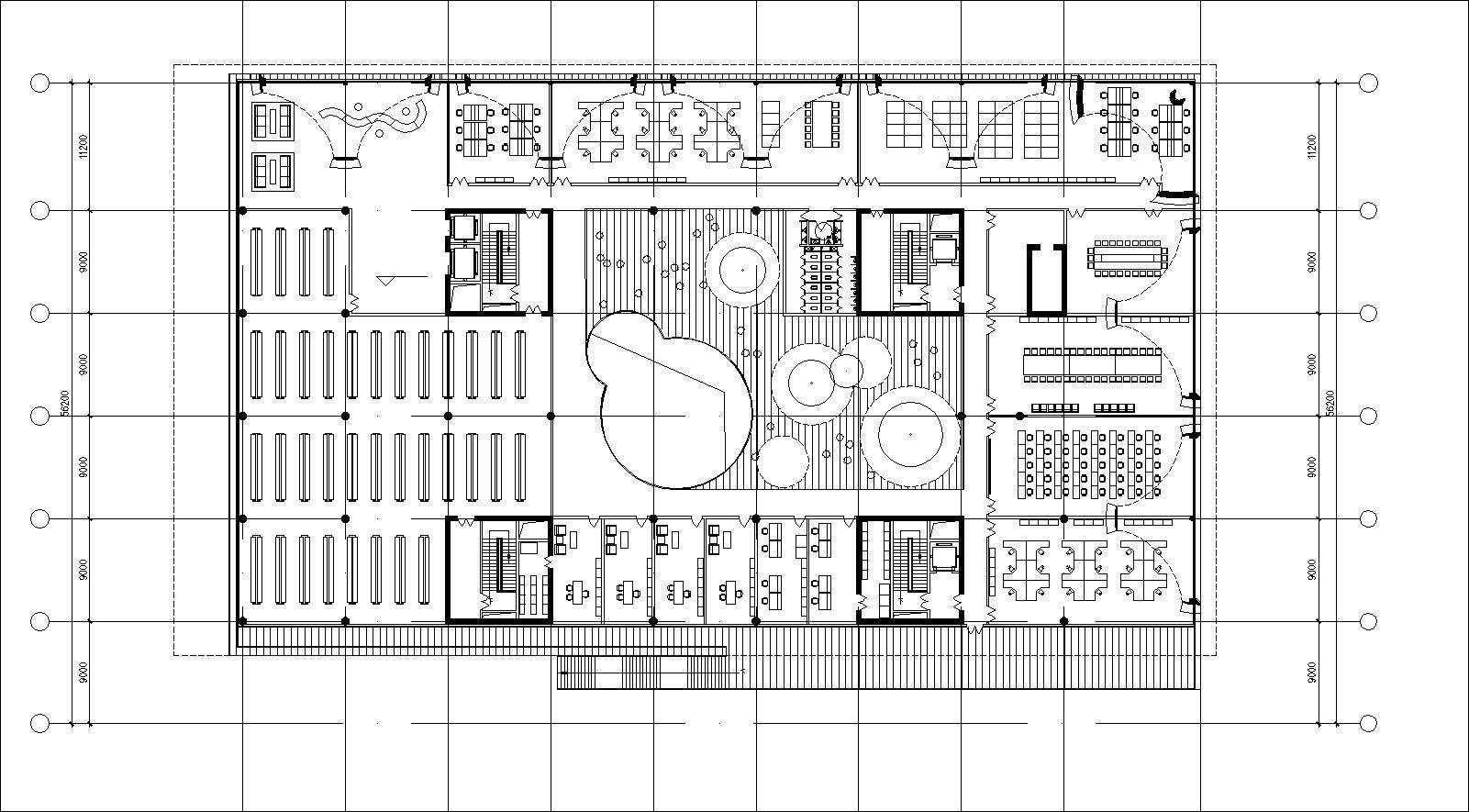 Library Floor Plans and Drawings-Elevations, Floor Plans, and Details