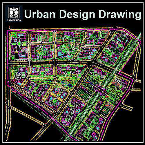 High-quality Urban Design Drawings download - City Planning/Urban City Design/Urban Graphics