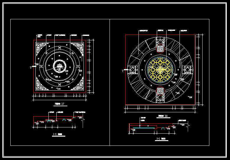 Ceiling Design Ideas,Ceiling Details,Ceiling CAD Drawings,Decorative Elements